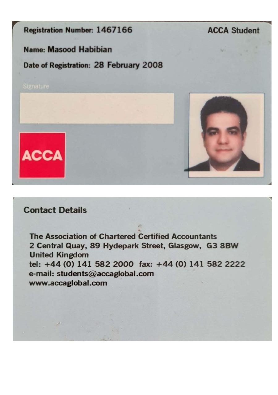 acca card